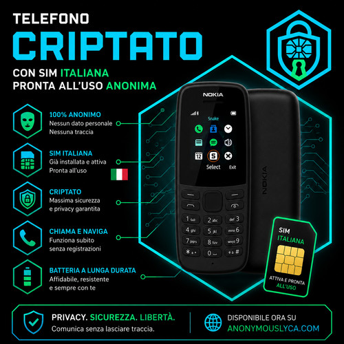 Telefono anonimo nokia 105 - anonimo,