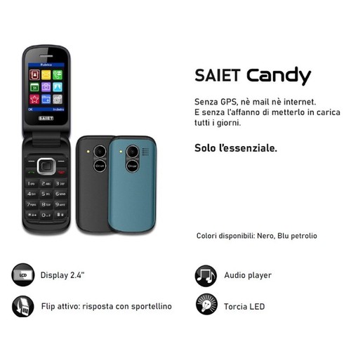 Saiet candy telefono gsm quad - candy,